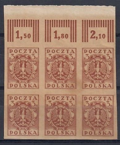 Znaczek Polska 1919 Mi 77B Fi 73A Czyste **