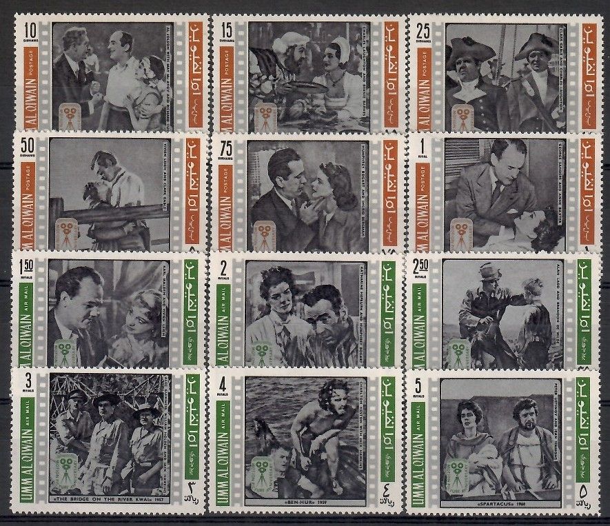 Znaczek Umm Al Qiwain 1969 Mi 388-399 Czyste **