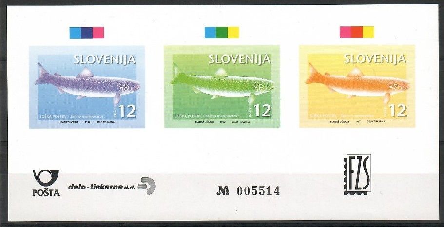 Znaczek Słowenia 1997