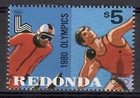 Znaczek Redonda 1980