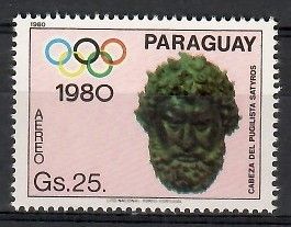 Znaczek Paragwaj 1980