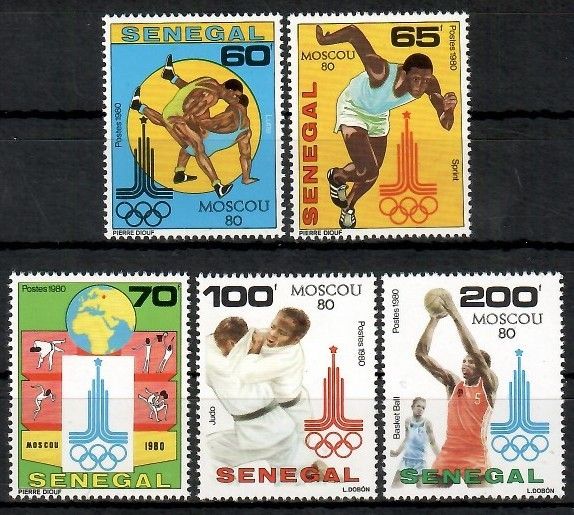 Znaczek Senegal 1980