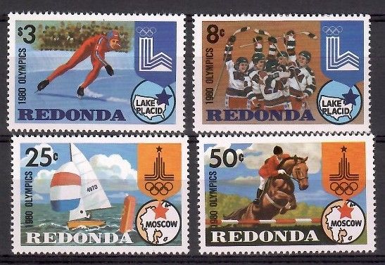 Znaczek Redonda 1980 Mi 59-62 Czyste **