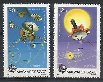 Znaczek Węgry 1991 Mi 4133-4134 Czyste **