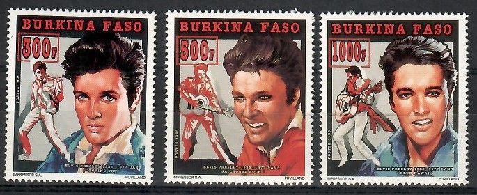 Znaczek Burkina Faso 1995 Mi 1345-1347 Czyste **