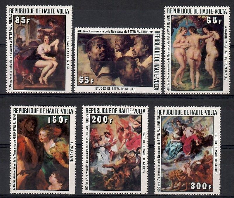 Znaczek Górna Wolta 1977 Mi 690-695 Czyste **