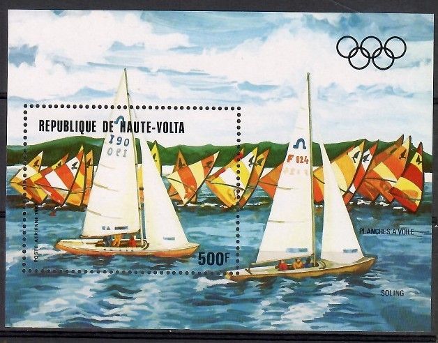 Znaczek Górna Wolta 1983 Mi bl 69 Czyste **