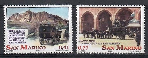 Znaczek San Marino 2003 Mi 2103-2104 Czyste **