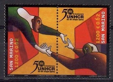 Znaczek San Marino 2001 Mi 1974-1975 Czyste **