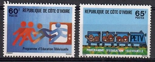 Znaczek Wybrzeże Kości Słoniowej 1978 Mi 566-567 Czyste **