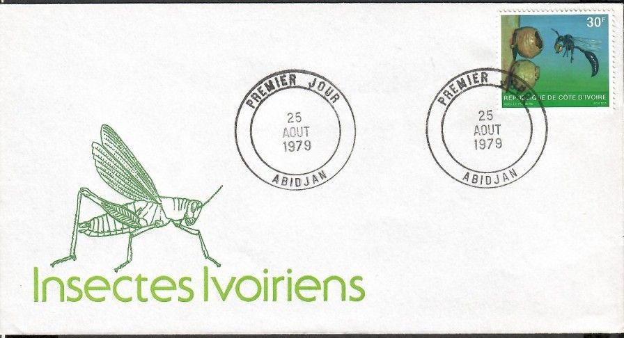 Znaczek Wybrzeże Kości Słoniowej 1979 Mi A611 FDC
