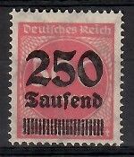 Znaczek Deutsches Reich / III Rzesza 1923 Mi 295 Czyste **