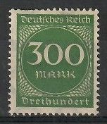 Znaczek Deutsches Reich / III Rzesza 1923 Mi 270 Czyste **