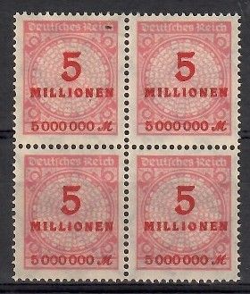 Znaczek Deutsches Reich / III Rzesza 1923 Mi 317 Czyste **