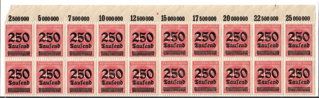 Znaczek Deutsches Reich / III Rzesza 1923 Mi (20)295 Czyste **