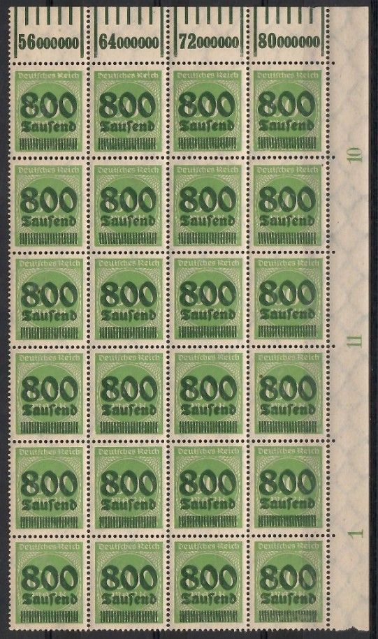 Znaczek Deutsches Reich / III Rzesza 1923 Mi (24)308 Czyste **