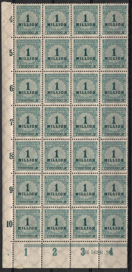 Znaczek Deutsches Reich / III Rzesza 1923 Mi (28)314 Czyste **