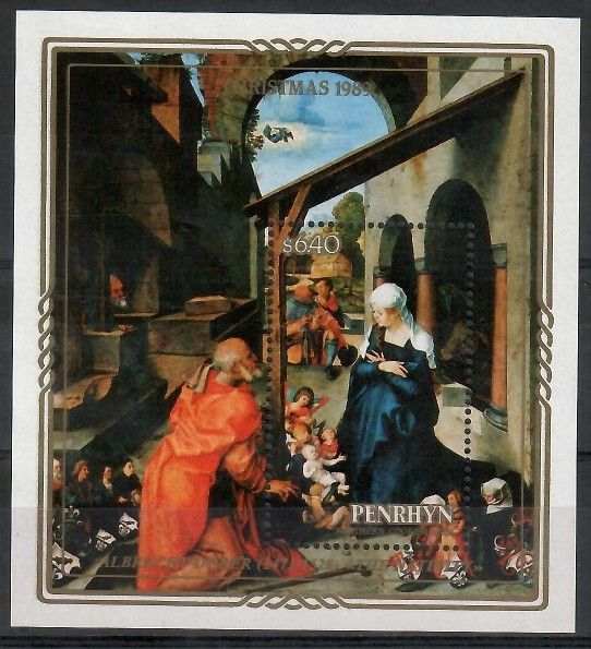 Znaczek Penrhyn 1989 Mi bl 83 Czyste **