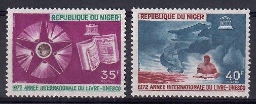 Znaczek Niger 1972 Mi 324-325 Czyste **