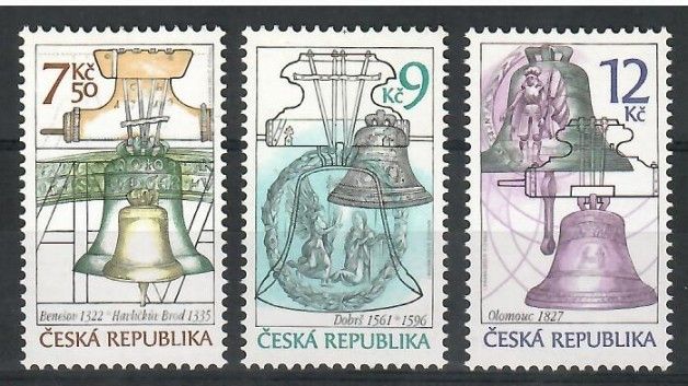 Znaczek Czechy 2005 Mi 443-445 Czyste **