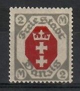 Znaczek Wolne Miasto Gdańsk 1921 Mi 85 Czyste **