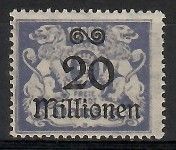 Znaczek Wolne Miasto Gdańsk 1923 Mi 170 Czyste **