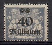 Znaczek Wolne Miasto Gdańsk 1923 Mi 172 Czyste **