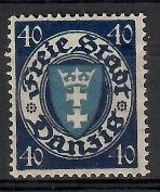Znaczek Wolne Miasto Gdańsk 1924 Mi 199xa Czyste **
