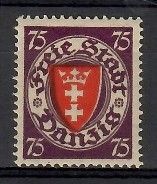 Znaczek Wolne Miasto Gdańsk 1924 Mi 201xa Czyste **