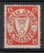 Znaczek Wolne Miasto Gdańsk 1925 Mi 214x Czyste **