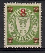 Znaczek Wolne Miasto Gdańsk 1934 Mi A241 Czyste **