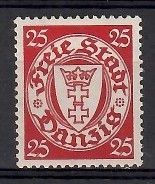 Znaczek Wolne Miasto Gdańsk 1935 Mi 246 Czyste **