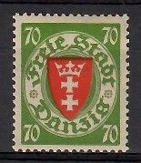 Znaczek Wolne Miasto Gdańsk 1935 Mi 249 Czyste **