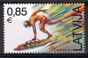 Znaczek Łotwa 2014 Mi 891 Czyste **