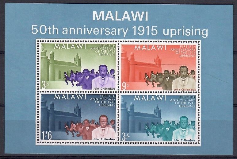 Znaczek Malawi 1965 Mi bl 3 Czyste **
