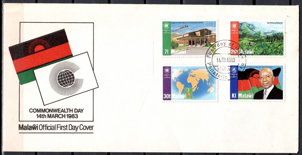 Znaczek Malawi 1983 Mi 388-391 FDC