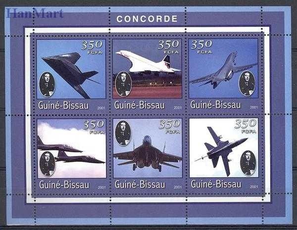 Znaczek Gwinea Bissau 2001 Mi 1779-1783 Czyste **