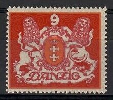 Znaczek Wolne Miasto Gdańsk 1922 Mi 99 Czyste **