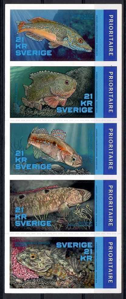 Znaczek Szwecja 2018 Mi mh 3225-3229 Czyste **