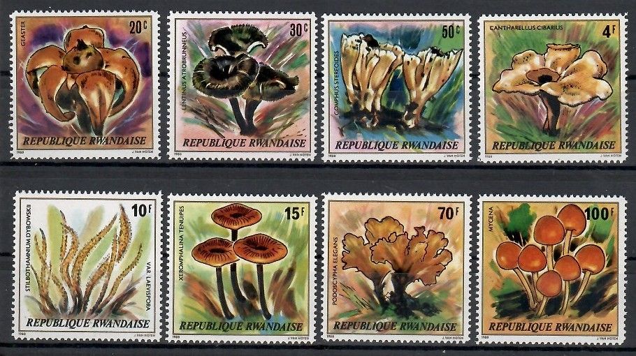 Znaczek Rwanda 1980 Mi 1051-1058 Czyste **