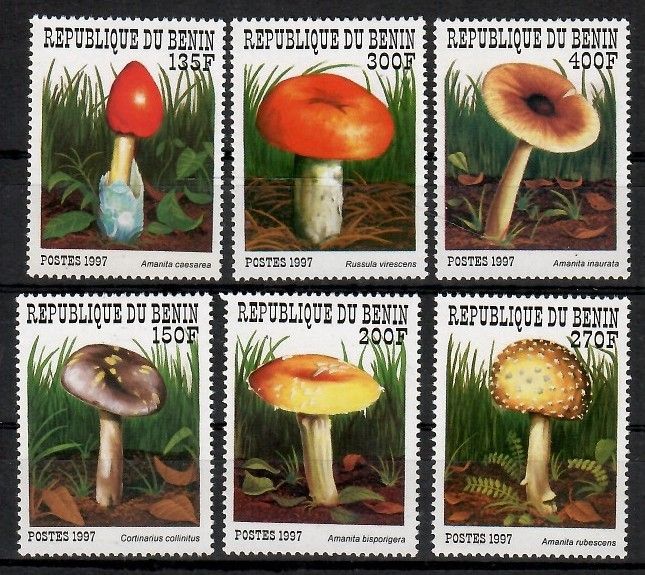 Znaczek Benin 1997 Mi 989-994 Czyste **
