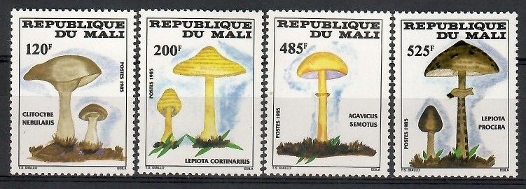 Znaczek Mali 1985 Mi 1038-1041 Czyste **