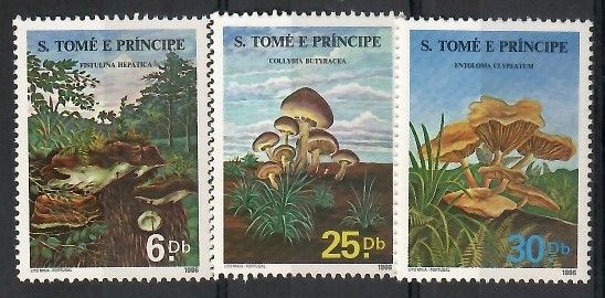 Znaczek Wyspy Św. Tomasza i Książęca 1986 Mi 955-957 Czyste **