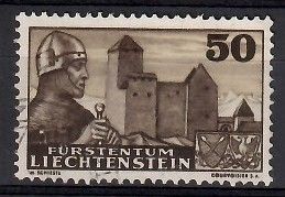 Znaczek Liechtenstein 1937 Mi 164 Stemplowane