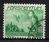 Znaczek Liechtenstein 1939 Mi 177 Stemplowane