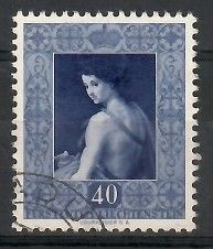 Znaczek Liechtenstein 1952 Mi 308 Stemplowane