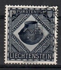 Znaczek Liechtenstein 1953 Mi 321 Stemplowane