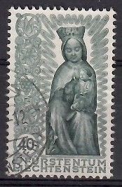 Znaczek Liechtenstein 1954 Mi 330 Stemplowane