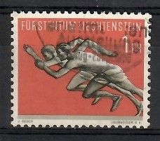 Znaczek Liechtenstein 1956 Mi 345 Stemplowane