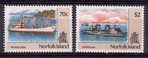 Znaczek Norfolk 1990 Mi 482-483 Czyste **